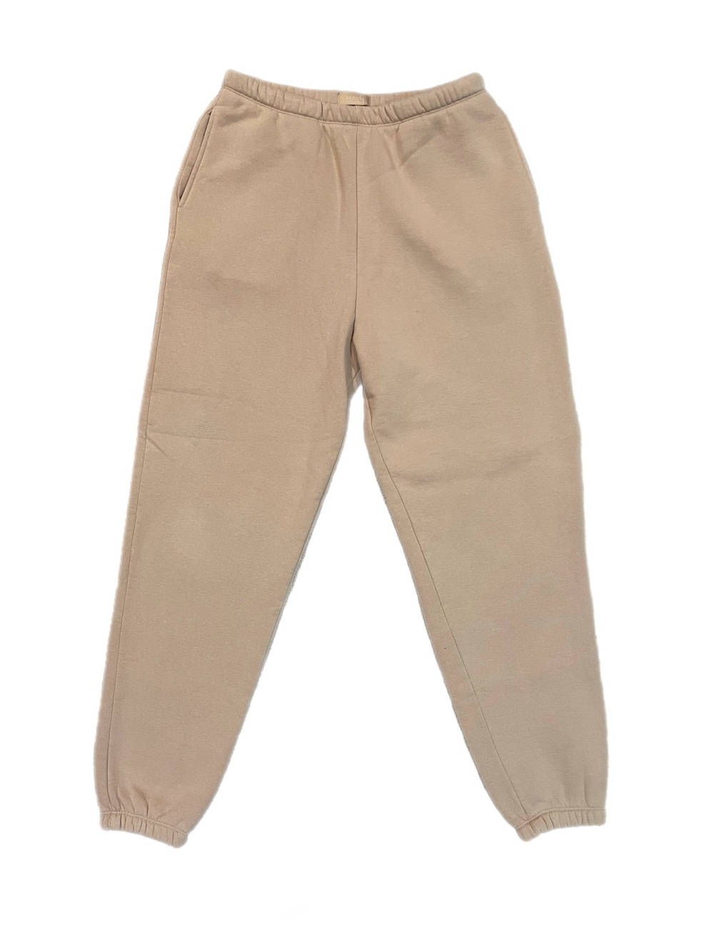 Nuuds Classic Sweatpants Womens Medium Sand Beige Neutral Elevated Loungewear